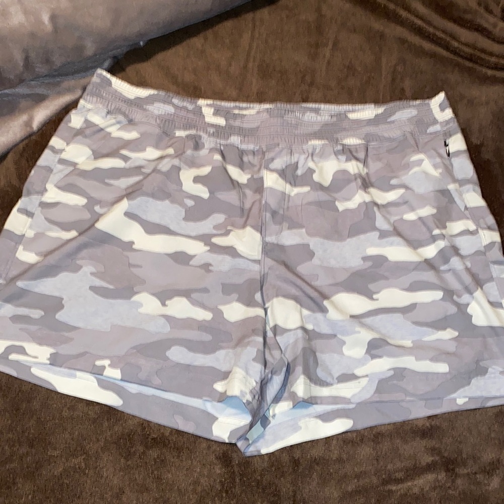 Grey Camo Women’s Shorts